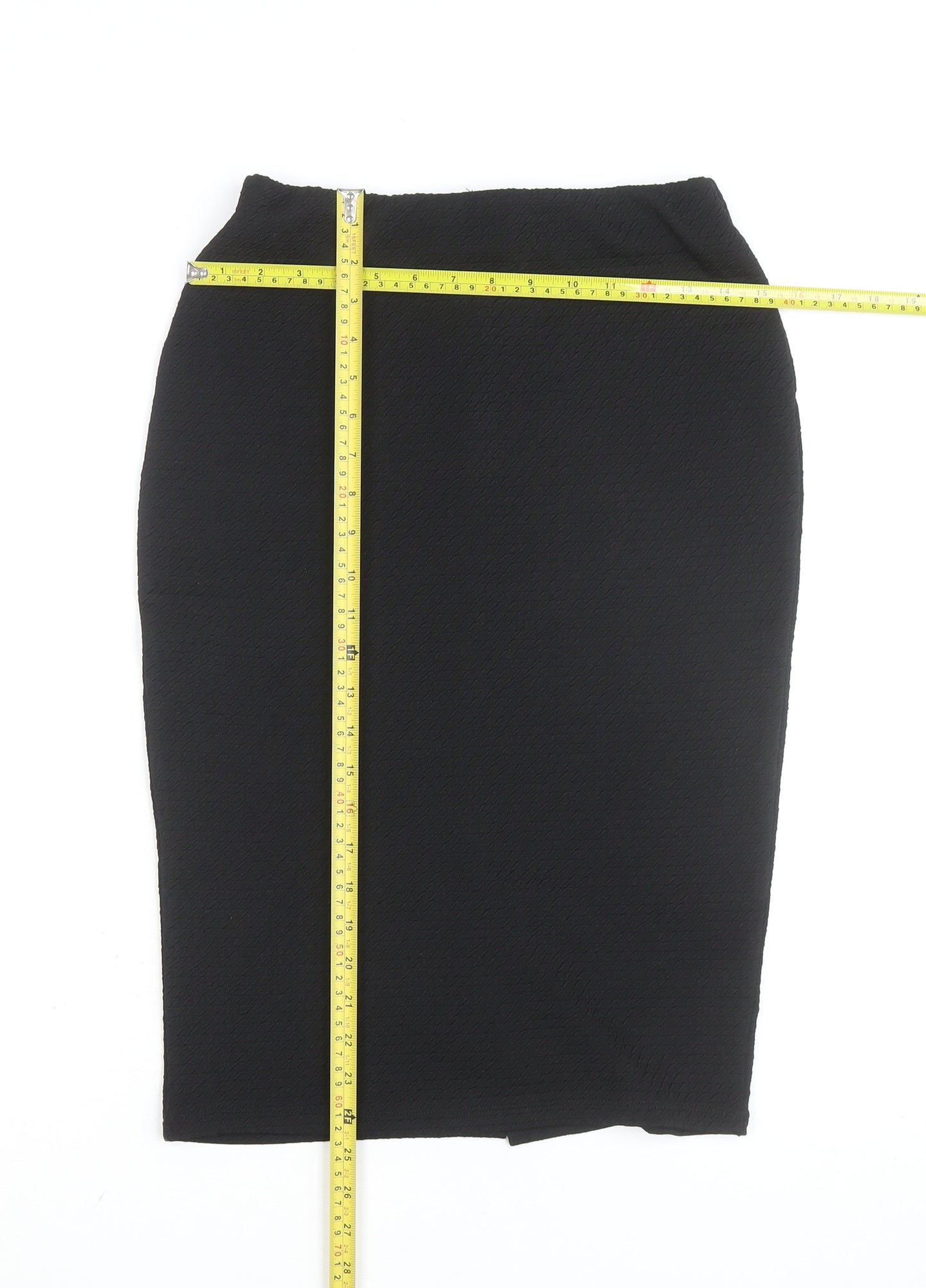 New Look Women’s Black Size 10 Pencil Stretch Skirt