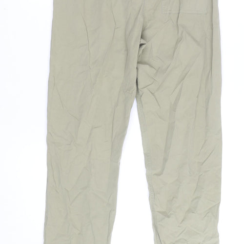 COS Women Beige Chino Trousers Size 10 Regular Fit