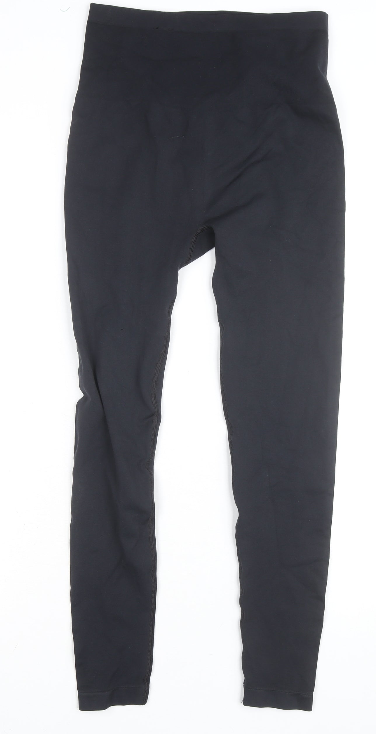 Oysho Women Black Seamless High Waist Sports Leggings Size M