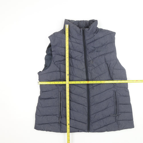 Mountain Warehouse Men's Blue Puffer Waistcoat Size L Lined Outdoor Vest