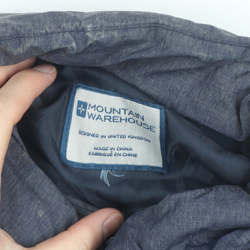 Mountain Warehouse Men's Blue Puffer Waistcoat Size L Lined Outdoor Vest