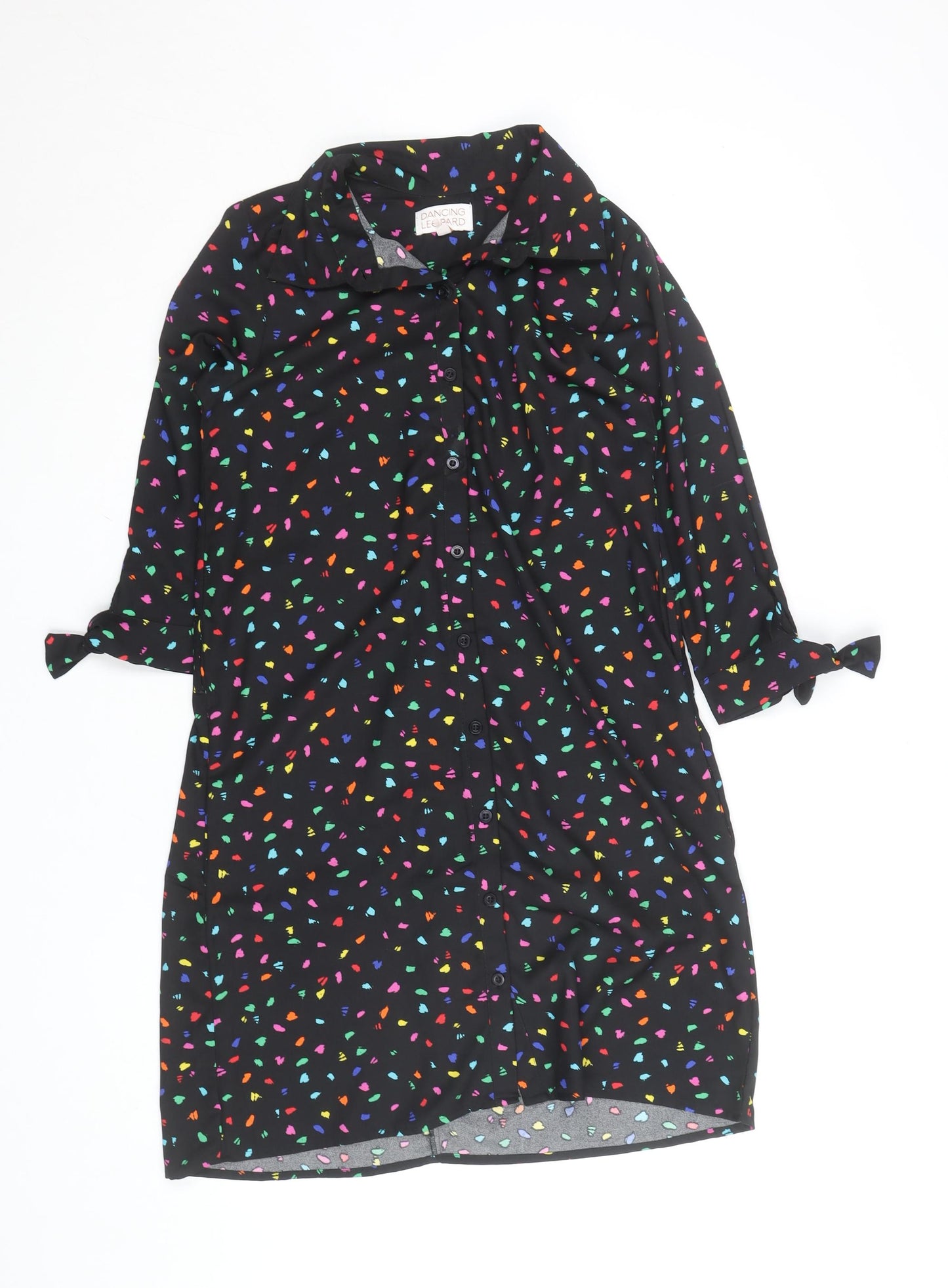 Dancing Leopard Women's Multicoloured Shirt Dress Size 10