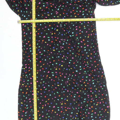 Dancing Leopard Women's Multicoloured Shirt Dress Size 10
