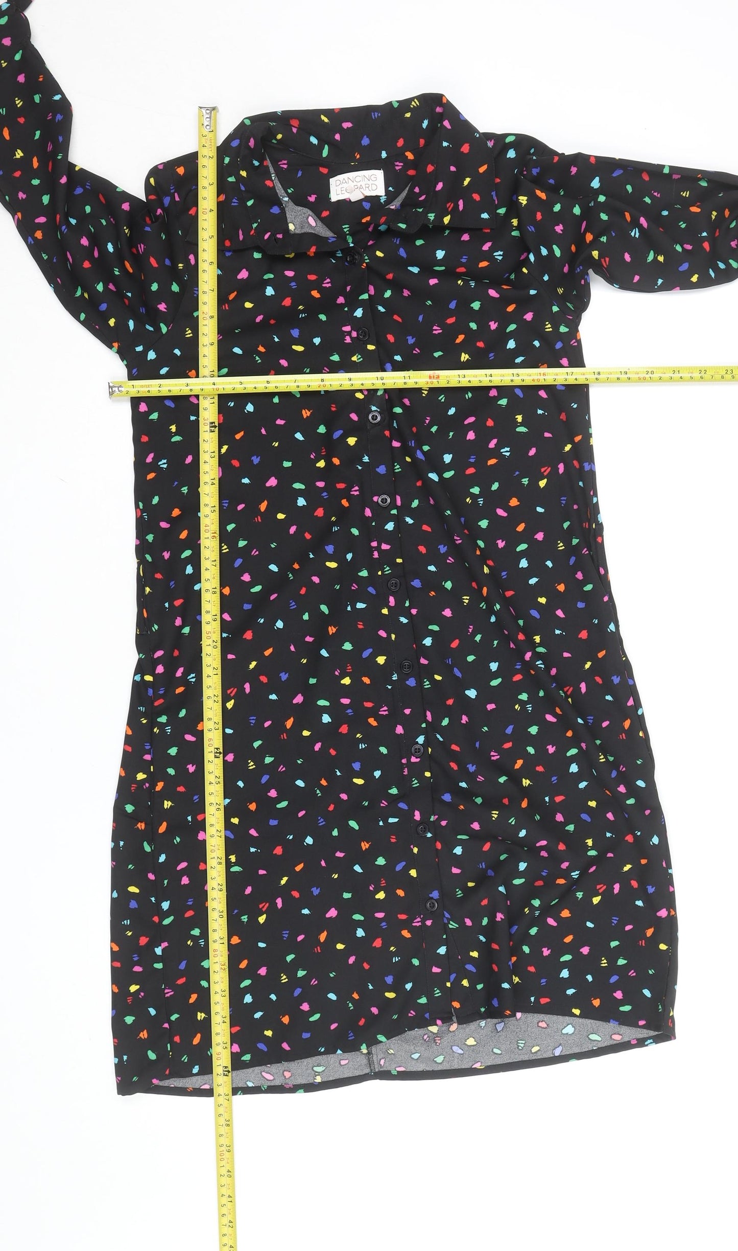 Dancing Leopard Women's Multicoloured Shirt Dress Size 10