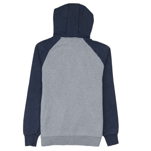 Ellesse Mens Grey Pullover Hoodie M Hooded Embroidered Sports Fleece