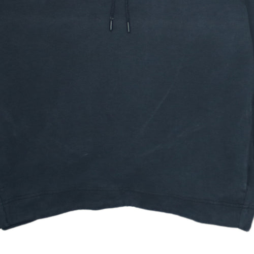 Nike Women Black Small Pullover Hoodie Sweatshirt Cotton Blend