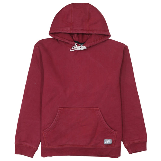 Nike SB Men's Red Pullover Hoodie M Skateboarding Fleece