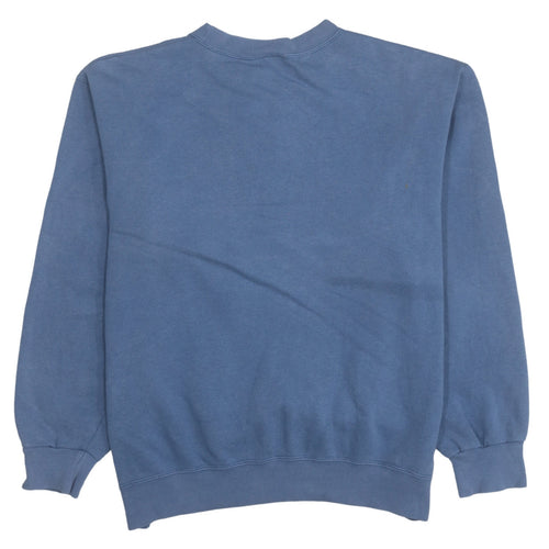 Champion Men's Blue Large Crew Neck Pullover Sweatshirt