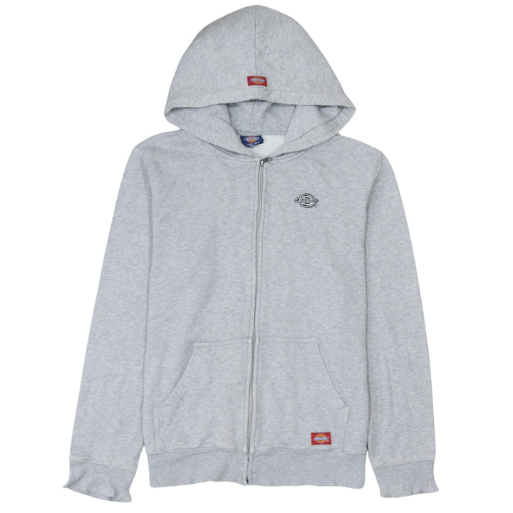 Dickies Men’s Grey Full Zip Hoodie Size M Regular Fit Fleece