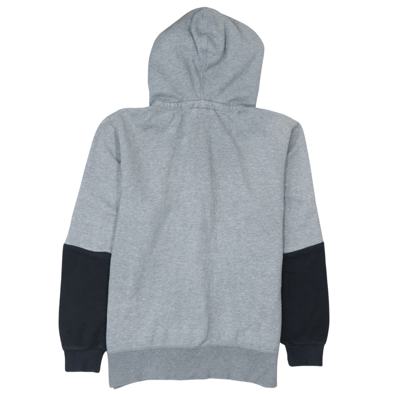Puma Men Grey Full Zip Hoodie M Logo Sports Sweatshirt