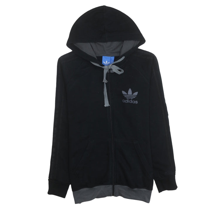 Adidas Men’s Black Full Zip Hoodie Size S Fleece Sportswear