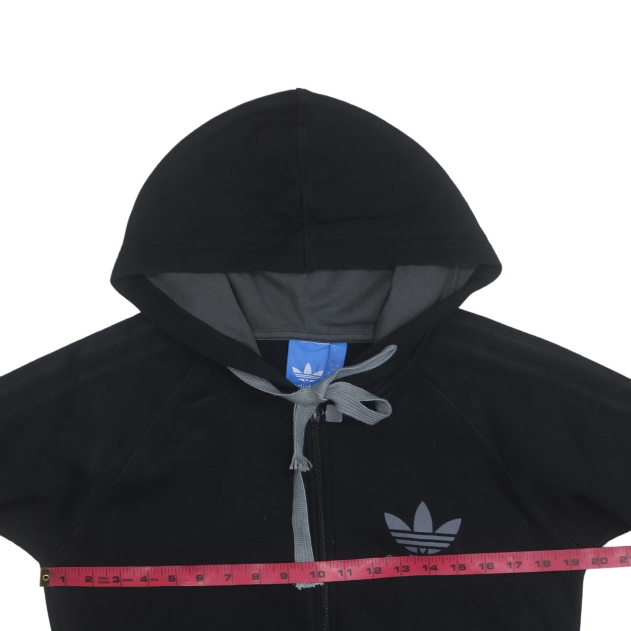 Adidas Men’s Black Full Zip Hoodie Size S Fleece Sportswear
