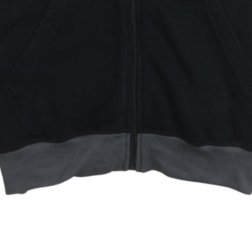 Adidas Men’s Black Full Zip Hoodie Size S Fleece Sportswear