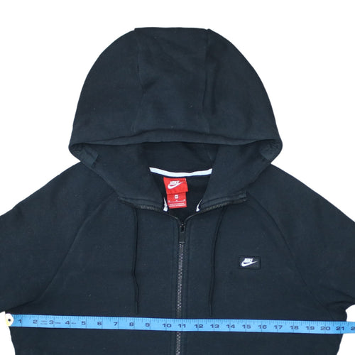 Nike Men’s Black Full Zip Hoodie Size M Fleece Sportswear