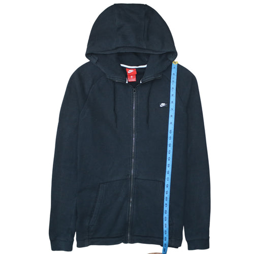 Nike Men’s Black Full Zip Hoodie Size M Fleece Sportswear