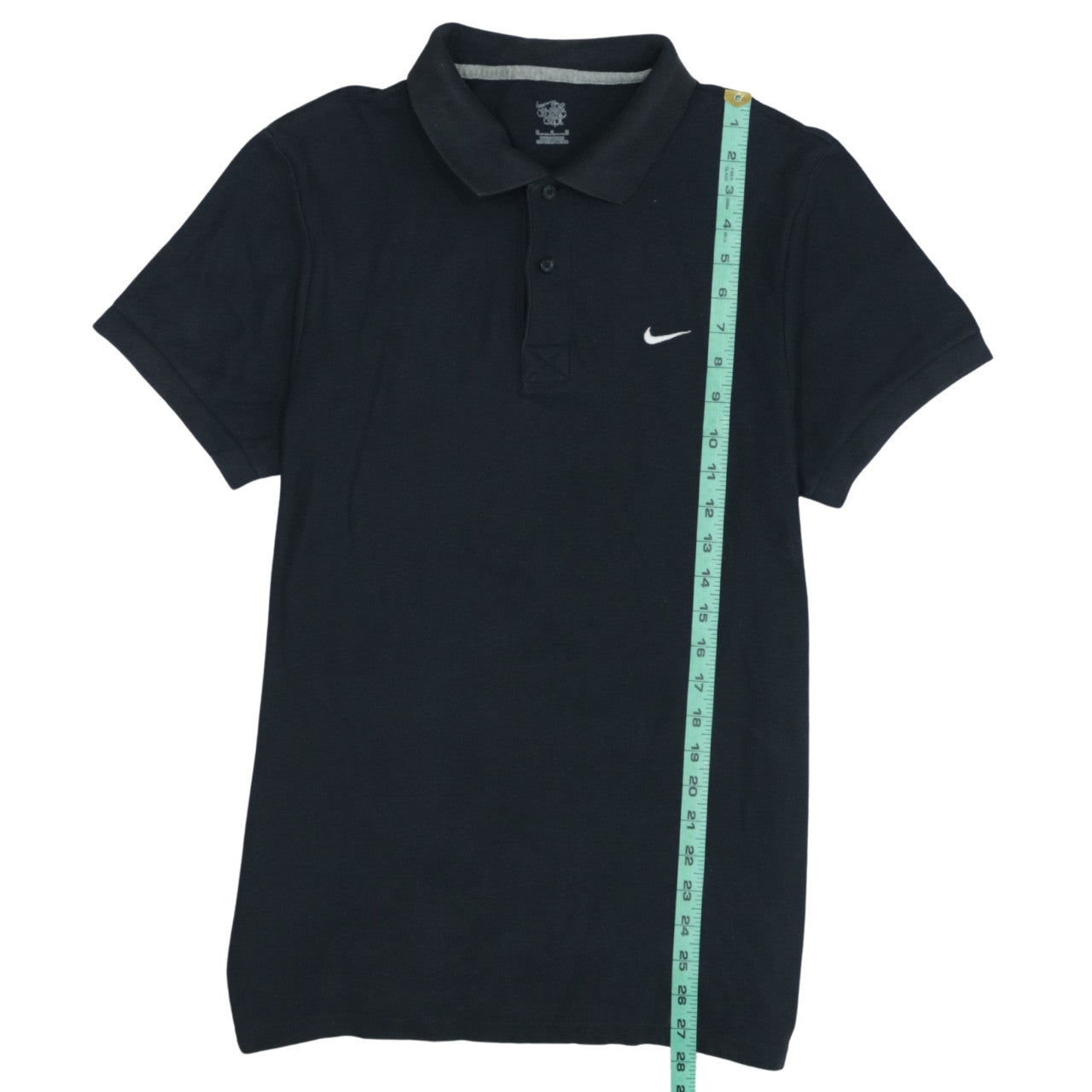 Nike Men's Black Cotton Regular Fit Polo Shirt Size M
