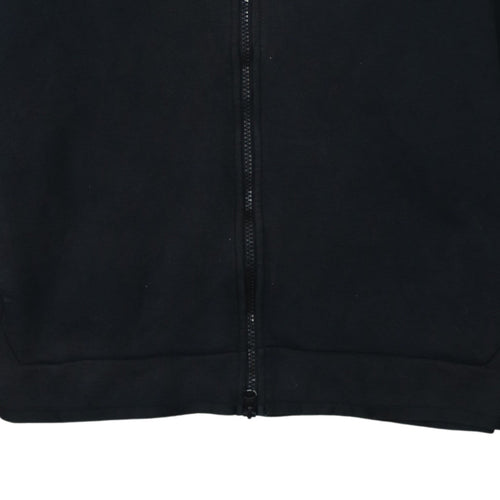 Nike Men's Black Full Zip Hoodie L Sports Fleece Sweatshirt