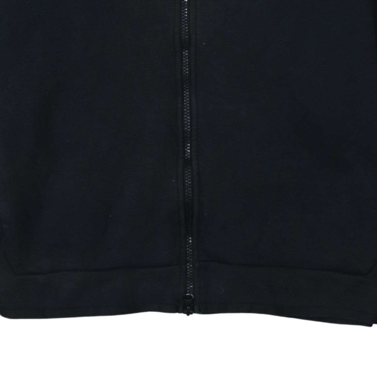 Nike Men's Black Full Zip Hoodie L Sports Fleece Sweatshirt