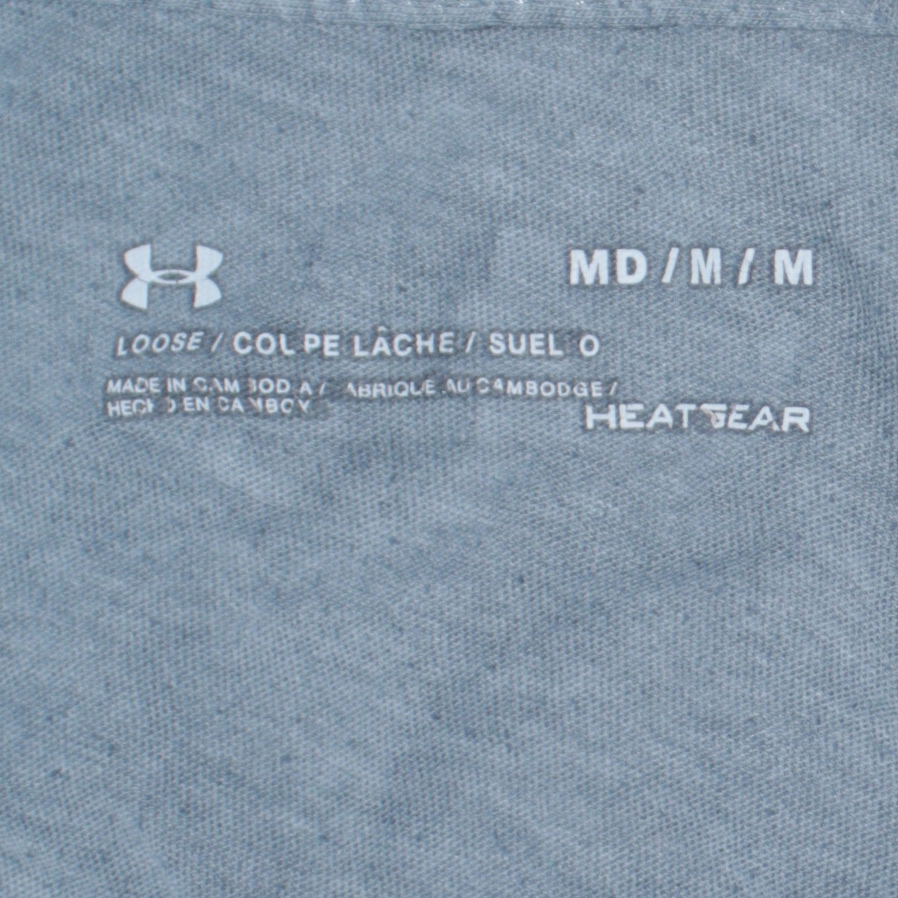 Under Armour Men's Grey HeatGear Loose Fit Athletic T-Shirt Size M