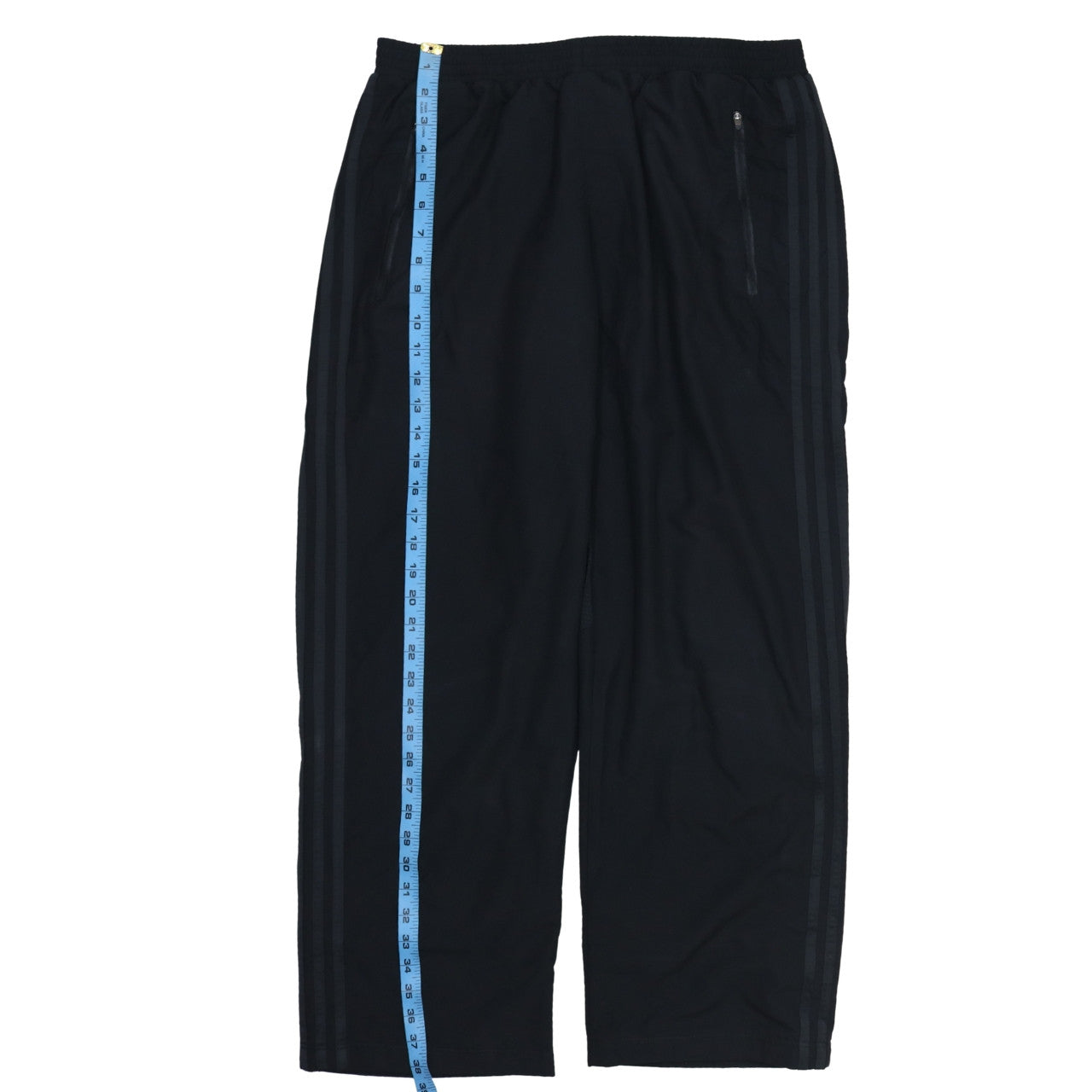 Adidas Women Black L Jogger Sweatpants with Pockets