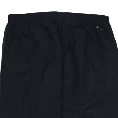 Adidas Women Black L Jogger Sweatpants with Pockets