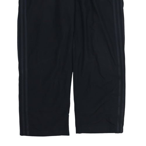 Adidas Women Black L Jogger Sweatpants with Pockets