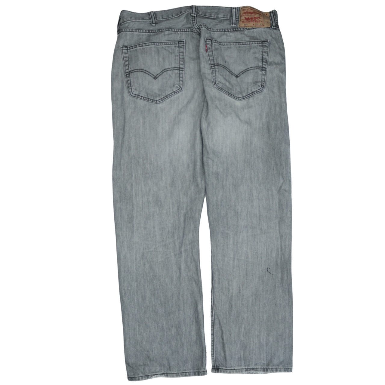 Levi's 501 Men's Grey 40x30 Straight Fit Denim Jeans