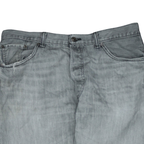 Levi's 501 Men's Grey 40x30 Straight Fit Denim Jeans