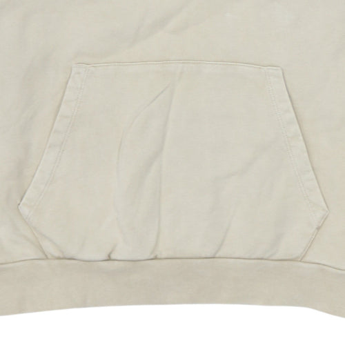Carhartt WIP Beige High Neck 1/4 Zip Men's Small Sweatshirt