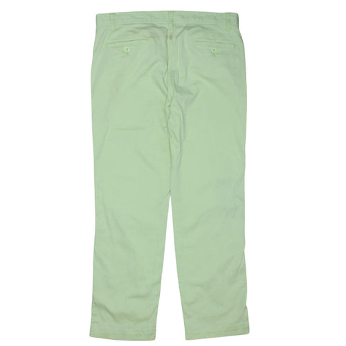 Polo Jeans Co Ralph Lauren Women’s Green Chino Trousers Size 8