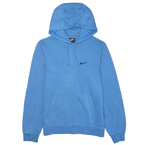 Nike Men's Blue Pullover Hoodie L Long Sleeve Fleece Sweatshirt
