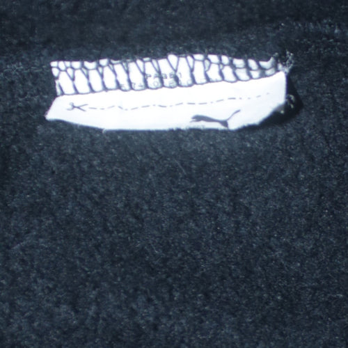 Puma Men’s Black XL Crew Neck Logo Pullover Sweatshirt