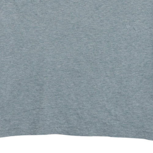 Puma Men's Grey Graphic Logo Regular Fit T-Shirt Size M
