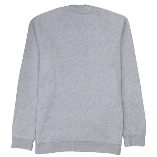 Adidas Mens Grey Crew Neck Pullover Sweatshirt Size L