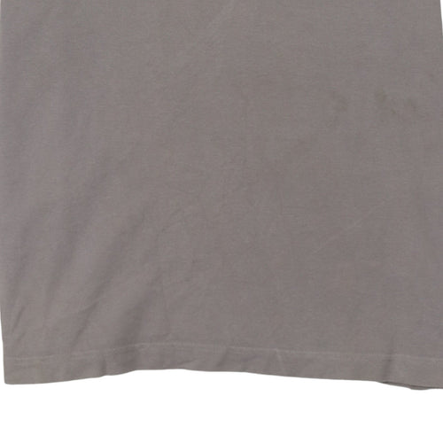 Kappa Men's Brown Cotton Polo Shirt XL Regular Fit Short Sleeve