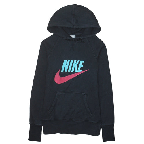 Nike Men's Black Pullover Hoodie M Graphic Logo Sportswear