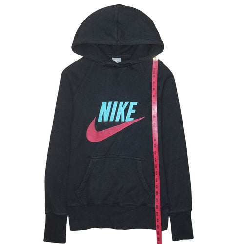 Nike Men's Black Pullover Hoodie M Graphic Logo Sportswear