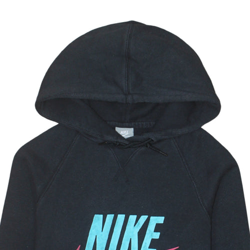 Nike Men's Black Pullover Hoodie M Graphic Logo Sportswear