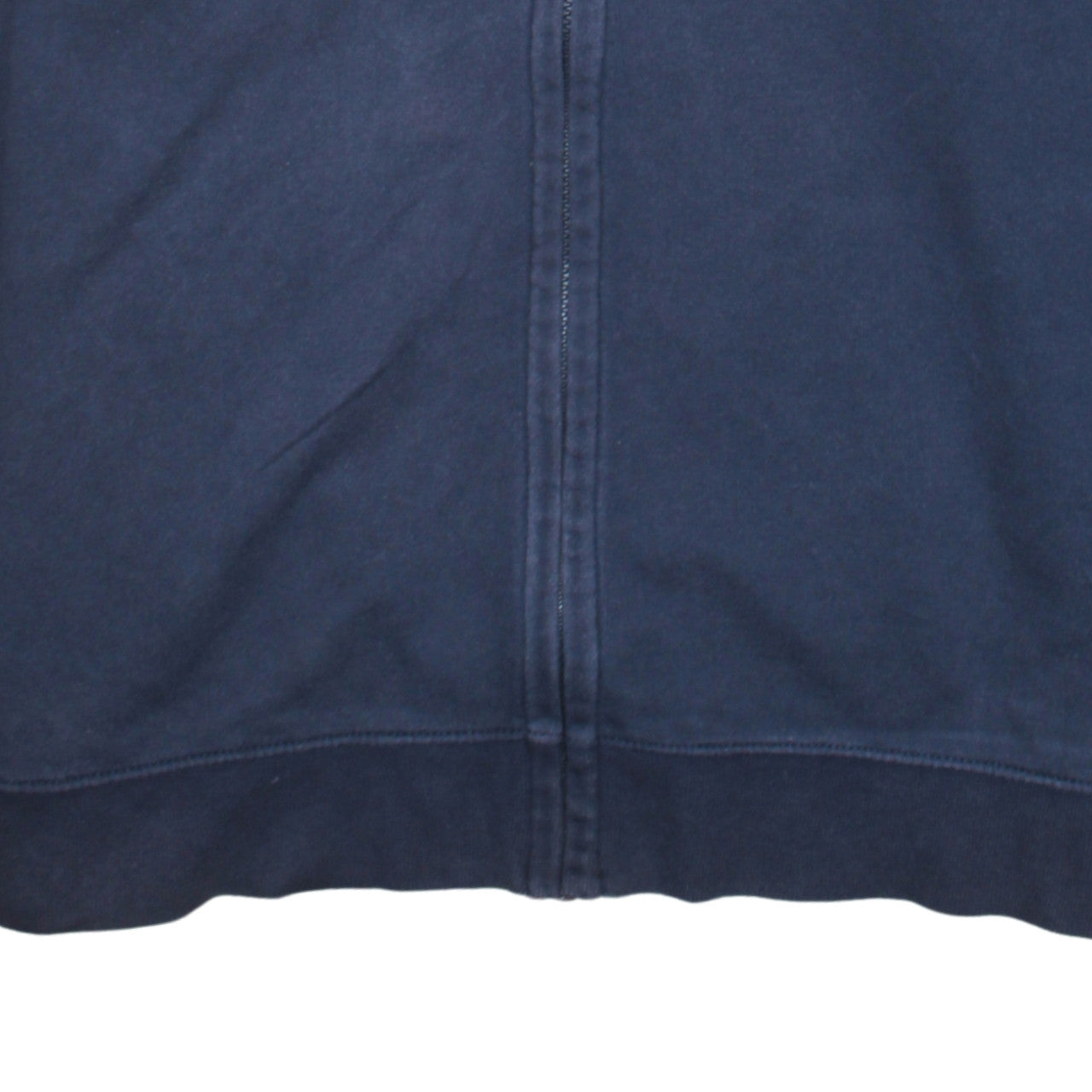 Timberland Men's Blue Full Zip Hoodie XL Logo Fleece Sweatshirt