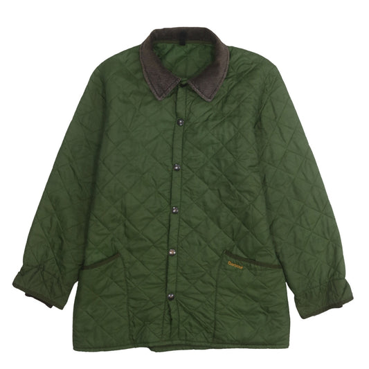 Barbour Mens Green Quilted Liddesdale Jacket Medium Classic Outdoor