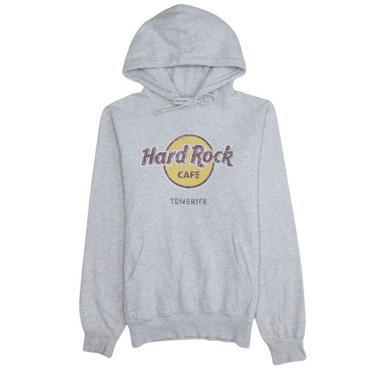Hard Rock Cafe Women's Grey Medium Pullover Hoodie Tenerife Design