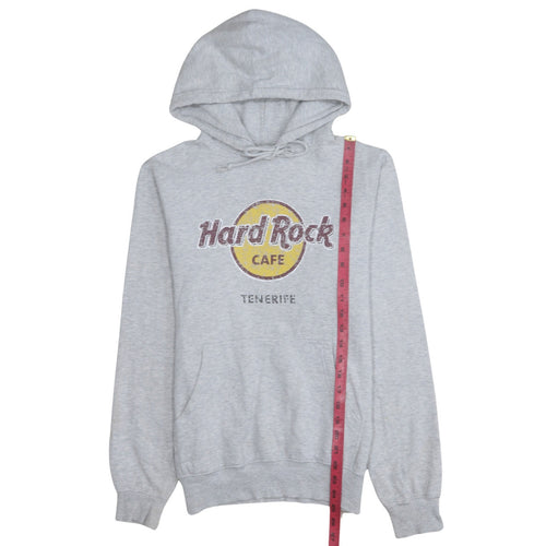 Hard Rock Cafe Women's Grey Medium Pullover Hoodie Tenerife Design