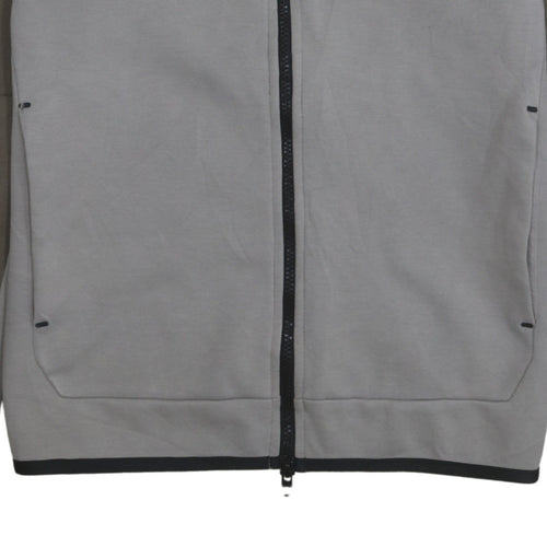 Nike Men's Brown Full Zip Hoodie Size S Regular Fit Sportswear