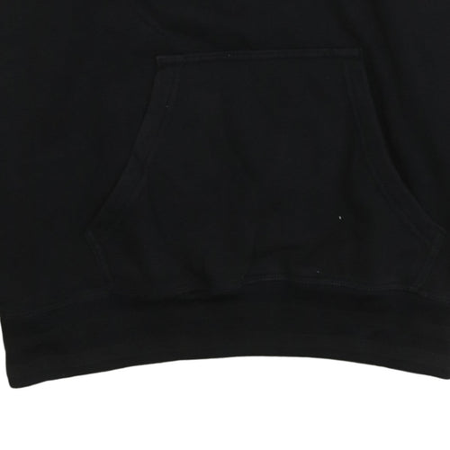 Champion Men's Black Small Pullover Hoodie with Logo and Pockets