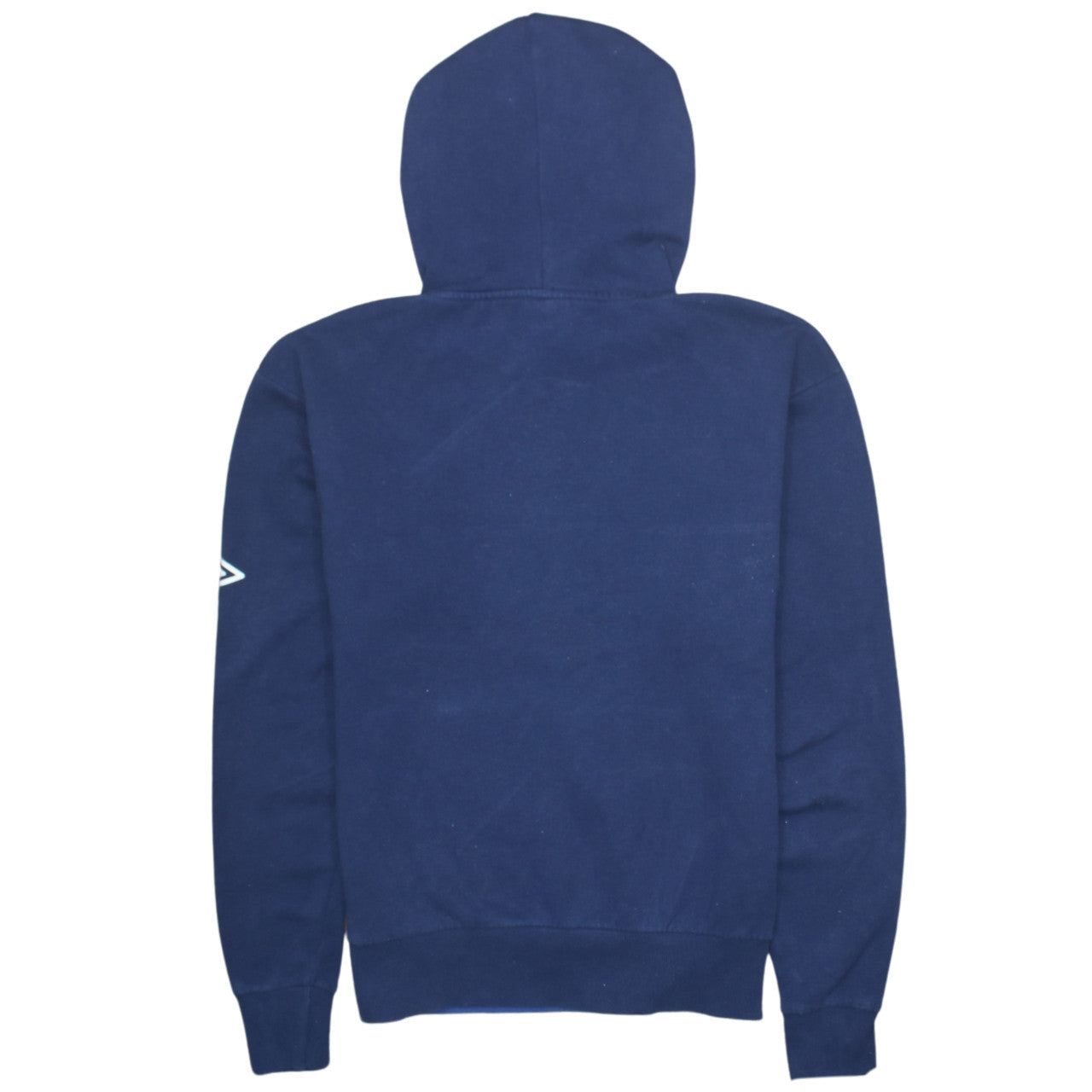 Umbro Men’s Blue Pullover Hoodie L Sports Logo Fleece Sweatshirt
