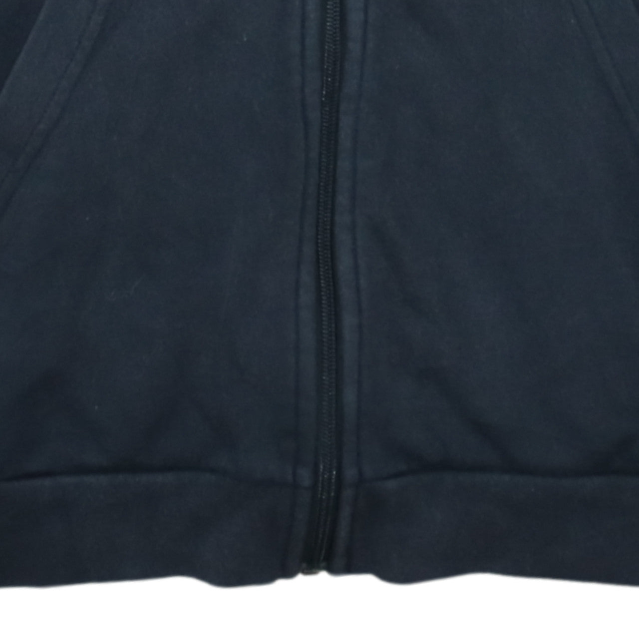 Adidas Boys Black Full Zip Hoodie XL 15-16 Years Hooded Sweatshirt