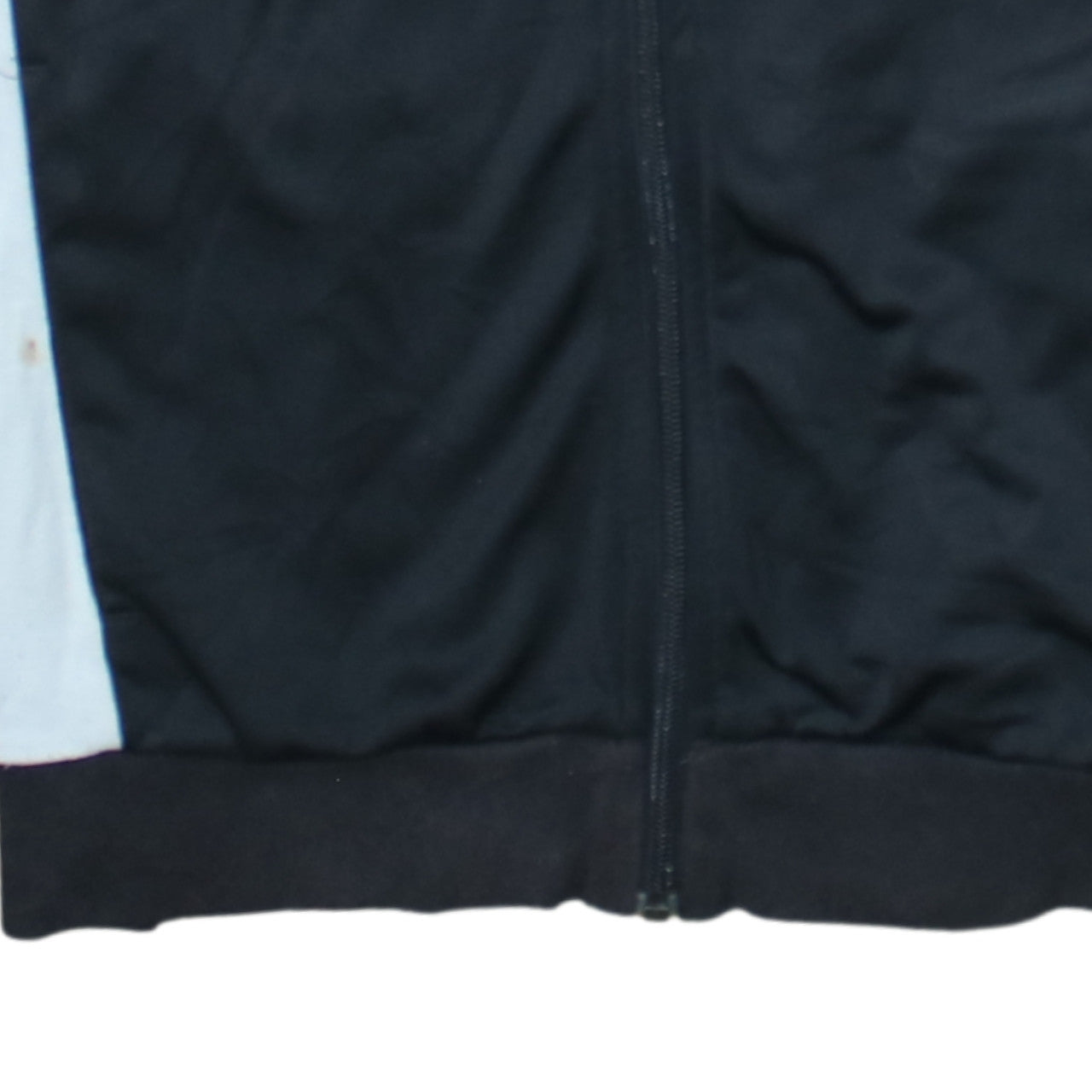 Adidas Boys Black Full Zip Hoodie 13-14 Years Classic 3-Stripes Design