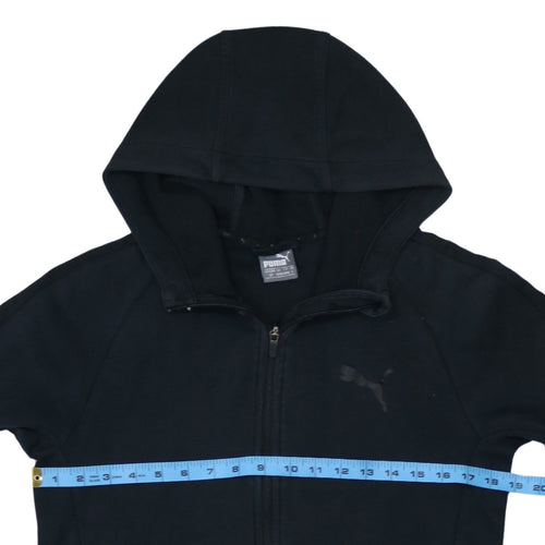 Puma Men's Black Full Zip Hoodie Size S Regular Fit