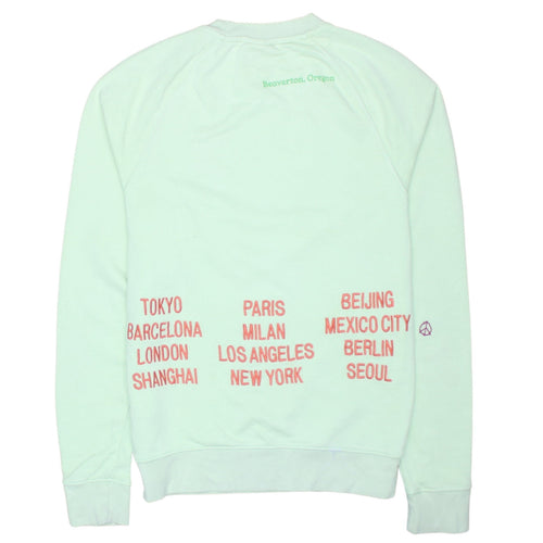 Nike Men's Green XS Pullover Sweatshirt with Embroidered Logo