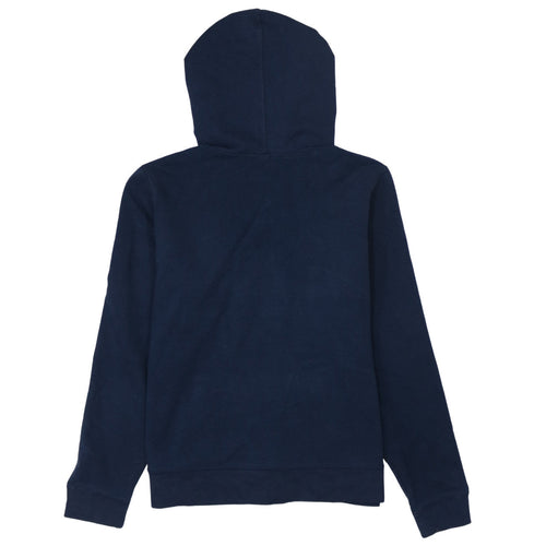 GAP Women's Navy Blue Pullover Hoodie L Logo Sweatshirt Casual